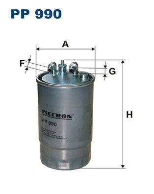 FILTRON PP990 YAKIT FILTRESI KOMPLE CORSA D 1.3 CDTI 06> Z13DTJ Z13DTE Z13DTH A13DTE A13DTR
