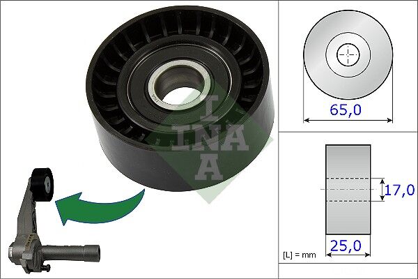 INA 531086610 ALTERNATÖR GERGİ RULMANI TEK RULMAN GRANDLAND-P207-P208-P308-P508-RZC-P2008-P3008-P5008-PARTNER- B ERLINGO-C3-C4- C5-DS3-DS4-DS5 1.4-1.6 VTI-THP EP3-EP6
