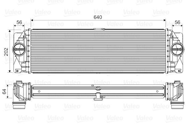 VALEO 818341 TURBOSARJ RADYATORU MERCEDES SPRINTER B906 B907 B910 . VW CRAFTER 30-35-50