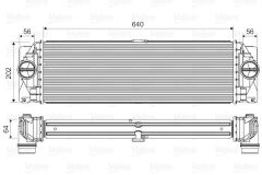 VALEO 818341 TURBOSARJ RADYATORU MERCEDES SPRINTER B906 B907 B910 . VW CRAFTER 30-35-50