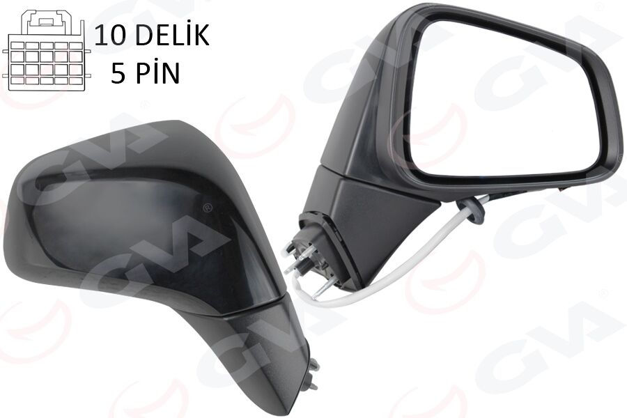 GVA 1090112 DIŞ DİKİZ AYNASI SAĞ OPEL MOKKA 12> MANUEL KATLANIR
