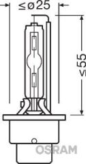 OSRAM 66240 AMPUL GAZ DESARJLI 35W D2S XENARC 4 YIL GARANTİLİ ÜRÜN