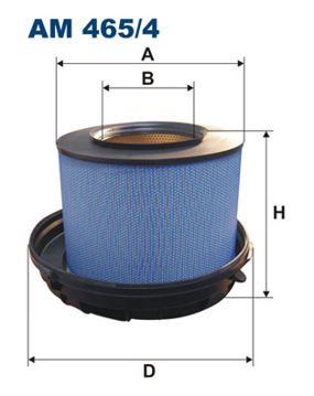 FILTRON FILT AM 465/4 ACTROS, AXOR, AXOR 2 HAVA FILTRESI FILTRE ELEMANI