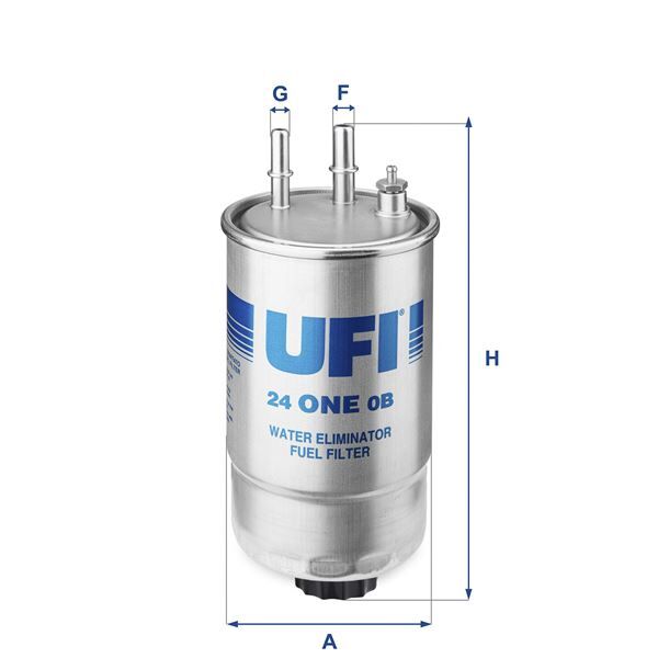UFI 24ONE0B YAKIT FİLTRESİ FIORINO-DOBLO-LINEA 07>-PUNTO 1.3JTD-1.9JTD 05> STILO 1.9JTD 03> BOXER-JUMPER-DUCATO 11> Euro5