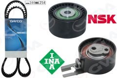 GVA 59T4312OE EKSANTRİK GERGİ KİTİ 144 DİŞ EURO4 P206-P307-C1-C2-C3-NEMO-BIPPER-FIESTA 02> 1.4 HDI-TDCI