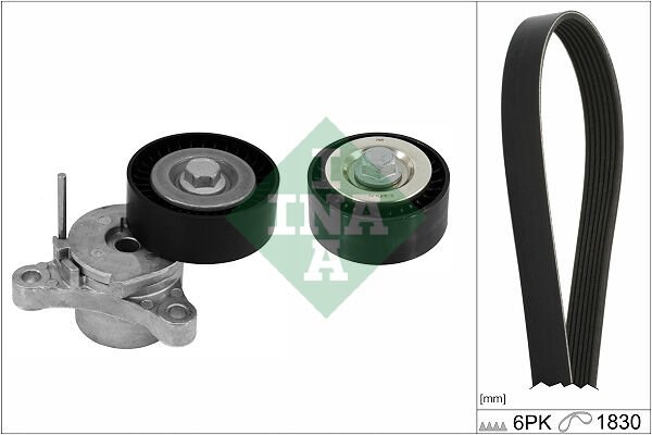 INA 529044810 ALTERNATÖR GERGİ KİTİ 6PK1830 KAYIŞ INSIGNIA A-INSIGNIA B-ANTARA-ZAFIRA C 2.0 B20DTH-D20DTH-DTJ