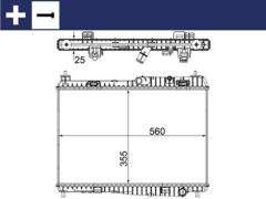 MAHLE CR1135000S SU RADYATÖRÜ FORD BMAX-FİESTA 08> 1.25-1.4-1.6 ZETEC