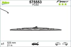 VALEO 575553 SİLECEK SÜPÜRGESİ 53cm x1 NORMAL TİP FİRST ÜNİVERSAL
