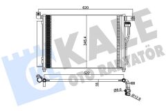 KALE 391400 KLİMA RADYATÖRÜ KONDENSER HYUNDAI ACCENT ERA 1.5L CRDi D4FA dizel 06-10 522x345x18