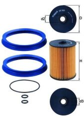 MAHLE KX503D YAKIT FILTRESI MINI N12 N14 N16 N18 R56 R57 R58 R59