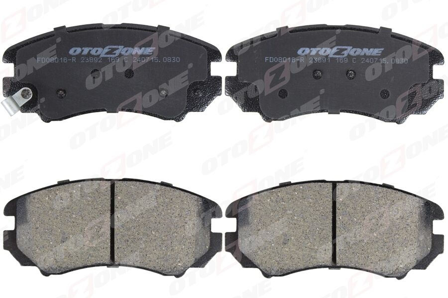 OTOZONE FDO8016-R ÖN FREN BALATA HYUNDAI SONATA 2.0L CRDİ 98-04 2.0L VVTİ GLS 05-> / SANTAFE 2.0L D4EA CRDİ 04-> / TUC SON 2.0L D4EA CRDİ 04-10 / KIA SOUL 1.6L CVVT 09-> / SPORTAGE 2.0L CRDİ 04->