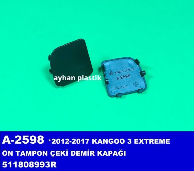 AYHAN A2598 ÖN TAMPON ÇEKİ DEMİR KAPAĞI KANGOO III 12-17