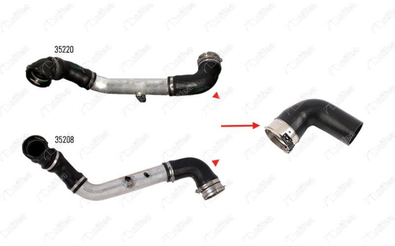 NIFEA 35209 TURBOSARJ HORTUMU SOL BMW M57 E60 E61 ALT