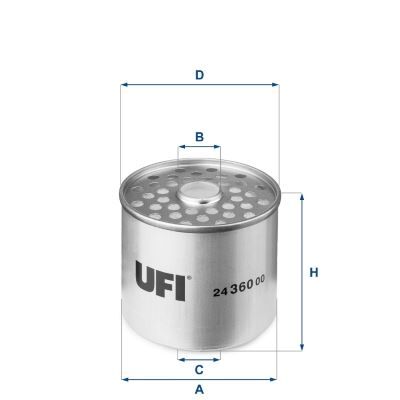 UFI 2436000 YAKIT FİLTRESİ TRAFIC 2.5 89>99-MASTER I 2.5D 89>98-BOXER 2.5TD 94>02 LEVEND 60 03>13-JUMPER 1.9-2.5