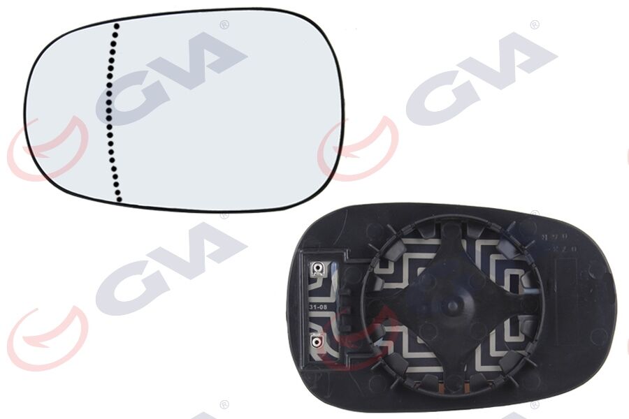 GVA 1114001 AYNA CAMI SOL CLIO I-II 94-05 -LOGAN 04>MEGANE I 96-03 ISITMALI ASFERİK VM-6800GHL
