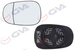 GVA 1114001 AYNA CAMI SOL CLIO I-II 94-05 -LOGAN 04>MEGANE I 96-03 ISITMALI ASFERİK VM-6800GHL