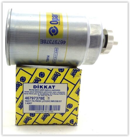 OP 46797378E YAKIT FİLTRESİ PEUGEOT BOXER 00>06 2.0 HDI 2.8 HDI ALFA ROMEO 147-156-166 1.9 JTD 2.4 JTD FIAT STRAD A 03> STİLO 01>06 PALIO 01> DUCATO 01>06 BRAVO 01>06 1.9 JTD 2.0 JTD 2.8 JTD