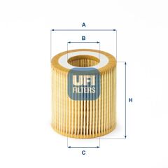 UFI 2519100 YAG FILTRESI RANGER 2.2TDCI 120PS-125PS-150PS 3.2TDCI 200PS 11 > MAZDA BT 50 2.2 2005>