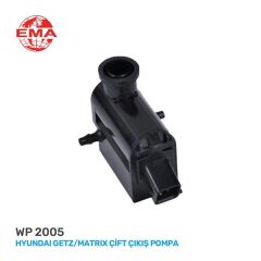 CAM SU FİSKİYE POMPASI HYUNDAI GETZ-MATRIX ÇİFT ÇIKIŞ