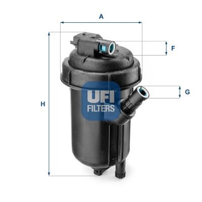 UFI 5512500 YAKIT FİLTRESİ ASTRA H 1.3CDTI-1.9CDTI-1.9CDTI 16V-VECTRA C-SIGNUM 1.9CDTI 04 > 675512520 OE