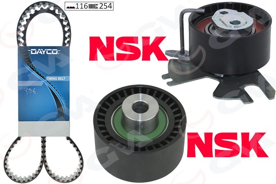 GVA 59T4327 EKSANTRİK GERGİ KİTİ P308-P407-P508-P3008-P5008-C4-C5-DS4-JUMPY-SCUDO-CMAX-FOCUS 2.0HDI K015672XS