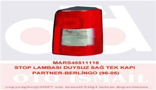 MARS 511118 STOP LAMBASI DUYSUZ SAĞ TEK KAPI PARTNER-BERLINGO 96-05
