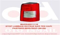 MARS 511118 STOP LAMBASI DUYSUZ SAĞ TEK KAPI PARTNER-BERLINGO 96-05