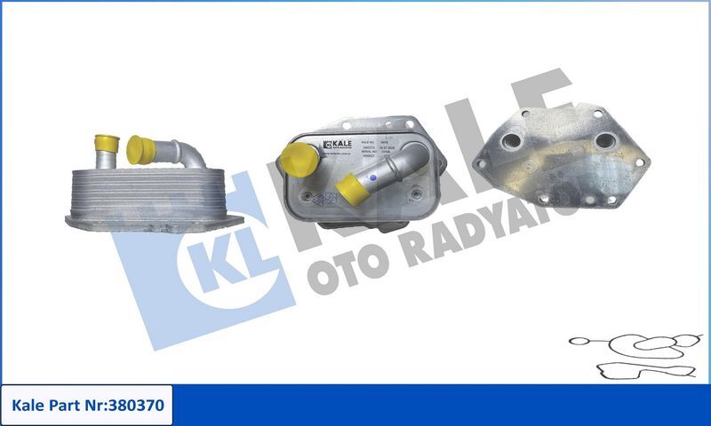 KALE 380370 YAG SOGUTUCUSU PSA P407-P508-P4007-P607-P807-C-CROSSER-C5-C6-C8 2.2 HDI . LAND ROVER 224DT DISCOVERY SPORT L550 FREELANDER II L359 RANGE ROVER EVOQUE . JAGUAR XF X250