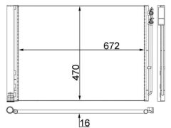 MAHLE AC567000S KLIMA RADYATORU BMW F07 F10 F11 F18 F06 F12 F13 F01 F02