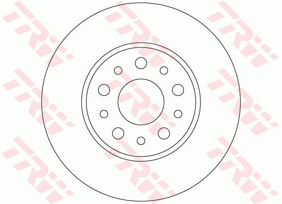 TRW DF6228 FREN DİSKİ ARKA FIAT 500 L 12> EGEA 15> 1.0 1.3 MTJ 1.4 1.6 MTJ 15> 251x41x5 DELİK