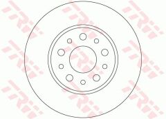 TRW DF6228 FREN DİSKİ ARKA FIAT 500 L 12> EGEA 15> 1.0 1.3 MTJ 1.4 1.6 MTJ 15> 251x41x5 DELİK