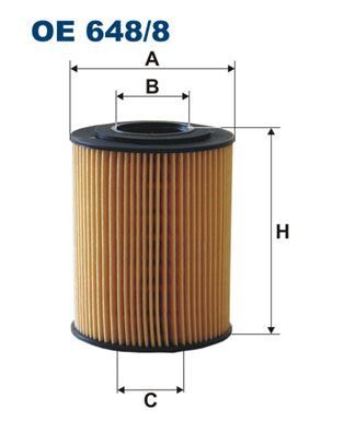 FILTRON OE648.8 YAĞ FİLTRESİ ASTRA H-ASTRA J-MOKKA-ZAFIRA-CORSA D-MERIVA-CRUZE 1.7 CDTI 16V Z17DTJ-A17DTJ-DTR-DTC- DTE-DTF