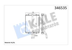 KALE 346535 KALORİFER RADYATÖRÜ FORD FİESTA-KA 96>