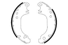 BOSCH 0986487274 ARKA FREN PABUÇ BALATA PEUGEOT P106 91>04 P205 83>98 P309 86>93 CITROEN SAXO 96>04 AX 86>98 180x30m m