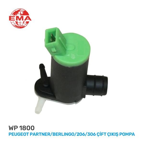 EMA WP1800 CAM SU FİSKİYE POMPASI ÇİFT ÇIKIŞ PARTNER-BERLINGO-P206-P306-SAXO