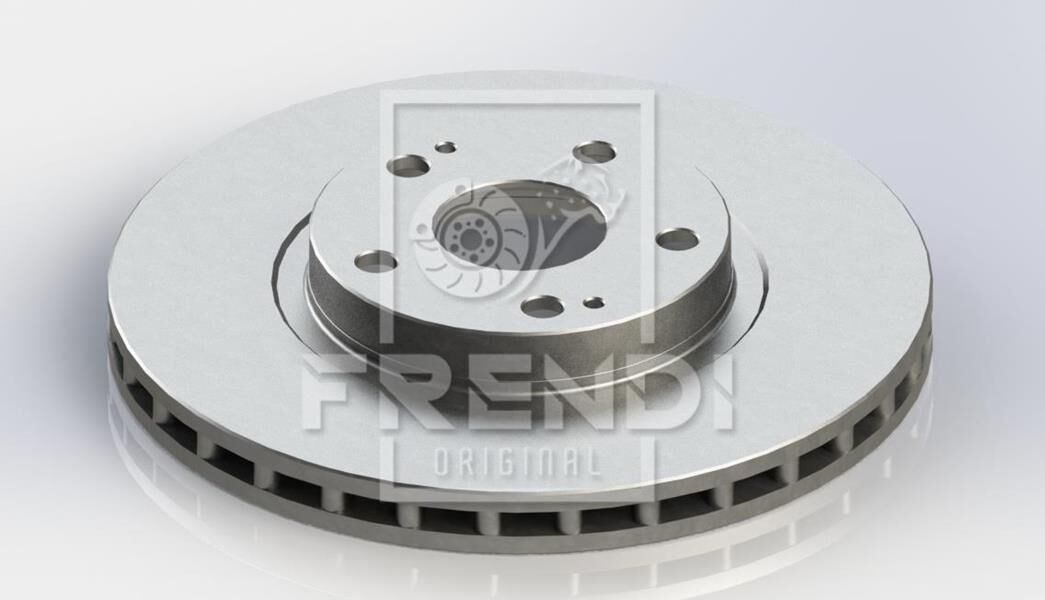 FRENDI 34392 ÖN FREN DİSKİ HAVA KANALLI TOYOTA COROLLA VERSO 2.2L 2ADFTV AUR10 04-09 / 1.8L 1ZZ-FE VERSO ZNR11 04-> / 1.6L 3ZZ-FE ZNR10 VERSO 04-09 295 çap x 5 bijon - Takım disk fiyatıdır