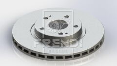FRENDI 34392 ÖN FREN DİSKİ HAVA KANALLI TOYOTA COROLLA VERSO 2.2L 2ADFTV AUR10 04-09 / 1.8L 1ZZ-FE VERSO ZNR11 04-> / 1.6L 3ZZ-FE ZNR10 VERSO 04-09 295 çap x 5 bijon - Takım disk fiyatıdır
