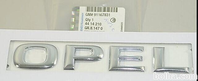 OE-OPEL 91167831 NAMEPLATE