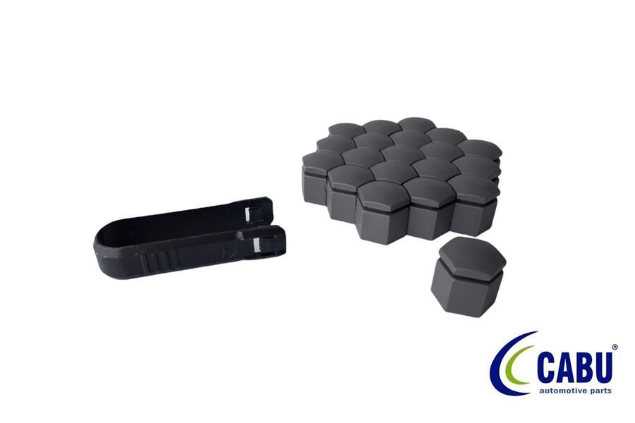 CABU 220656 BİJON KAPAĞI KÖMÜR METALİK 17X23mm CORSA C-D-E. ASTRA G-H. ZAFIRA.MERIVA.ADAM 20 ADET 220644