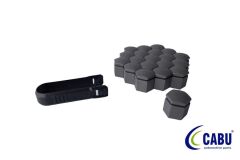 CABU 220656 BİJON KAPAĞI KÖMÜR METALİK 17X23mm CORSA C-D-E. ASTRA G-H. ZAFIRA.MERIVA.ADAM 20 ADET 220644