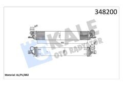 KALE 348200 TURBO RADYATÖRÜ INTERCOOLER LGN III 2.0 DCI AL-PL-BRZ 652x112x108