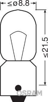 OSRAM 3893 AMPUL 12V 53 4W PARK
