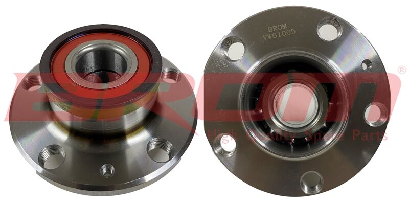 BROM VW61005 ARKA TEKER PORYASI RULMANLI POLO 1.4i 16V 01-12 ABS Lİ 5 BİJON