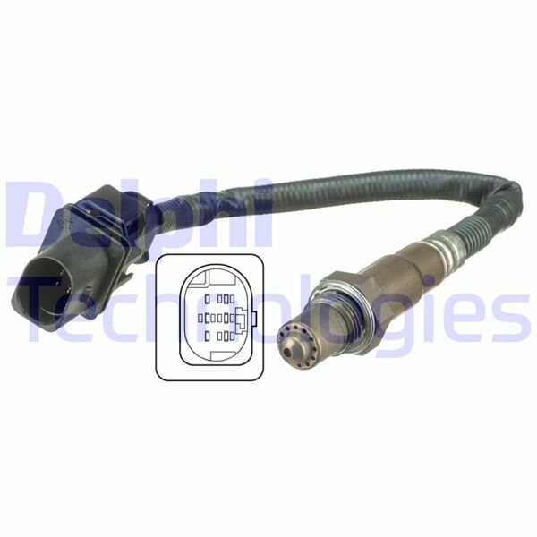 DELPHI ES20540-12B1 OKSİJEN SENSÖRÜ P207-P308-P508-P2008-P3008-C3-C4-C5-PARTNER-BERLINGO-DS3-DS4- 1.4-1.6 VTİ MİNİ R55 R56 R57