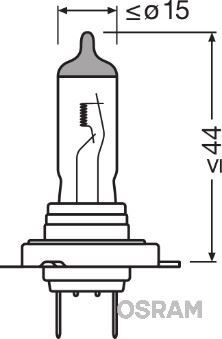 OSRAM 64210CLC AMPUL 12V H7 55W KLASİK SERİ