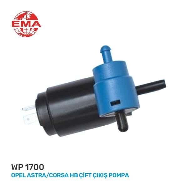EMA WP1700 CAM SU SİLECEK FİSKİYE POMPASI MOTORU ASTRA F HB-SW 91>98 CORSA B 93>00 VECTRA A HB 88>95 OMEGA B SW 94>03 ÇİFT ÇIKIŞ