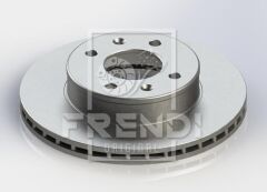 FRENDI 16241 ÖN FREN DİSKİ HAVA KANALLI HYUNDAI ACCENT MILENYUM ADMIRE 1.3L G4EA 01-05 / 1.5L G4EC 01-04 / 1.6L G4ED 01-05 / 1.5L D3EA CRDİ 3 silindir 02-05 241 çap x 4 bijon - Takım disk fiyatıdır