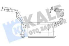 KALE 358590 KALORİFER RADYATÖRÜ MITSUBISHI L200 2.5L 4D56T DI-D CR 4X2 4X4 KA4T KB4T 07-14 - ALEMİNYUM