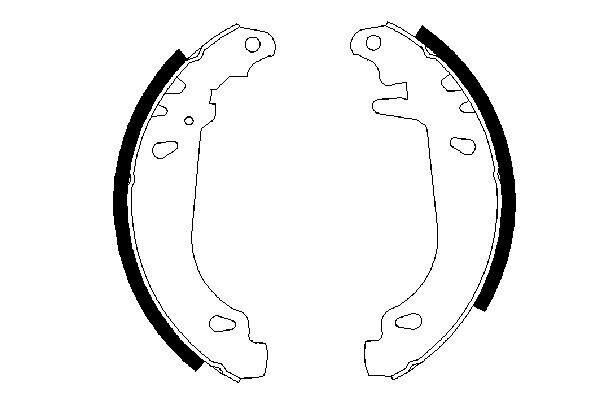 BOSCH 0986487346 ARKA PABUÇ BALATA XSARA 1.5D 1.6 1.8 D 1.9D 97-00 ZX 91-97 306 1.4 1.6 1.8 2.0 93-01 180x31