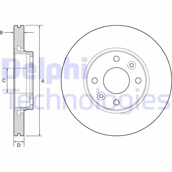 DELPHI BG4459C ÖN FREN AYNASI RENAULT CLIO IV 12> SYMBOL III 14> ZOE 12> EXPRESS 19> KANGOO 08> CLIO V 19> LOGAN II 14> DOKKER 12> LODY 12> NISSAN MICRA V 18> MERCEDES CITAN 12>21 258x22x 4DELİK